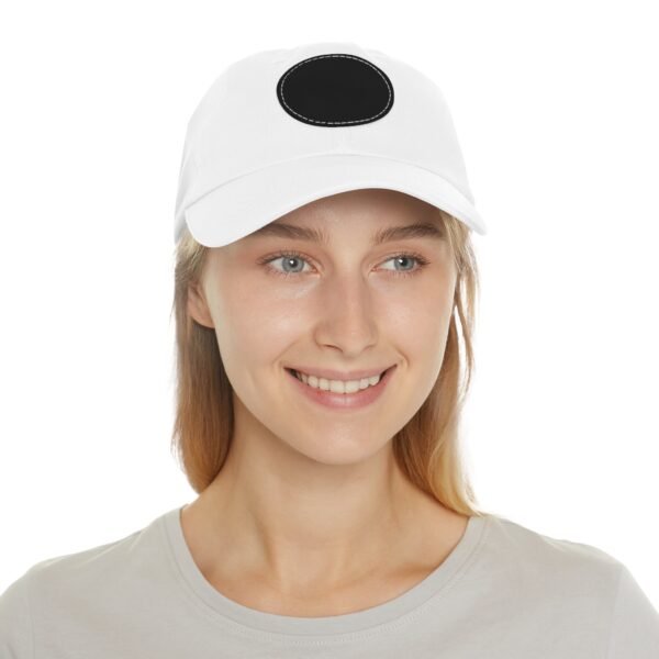 Vintage Model 1950 – Retro Boomer Hat for 75th Birthday Gift Unisex Laser Leather Patch - Image 2