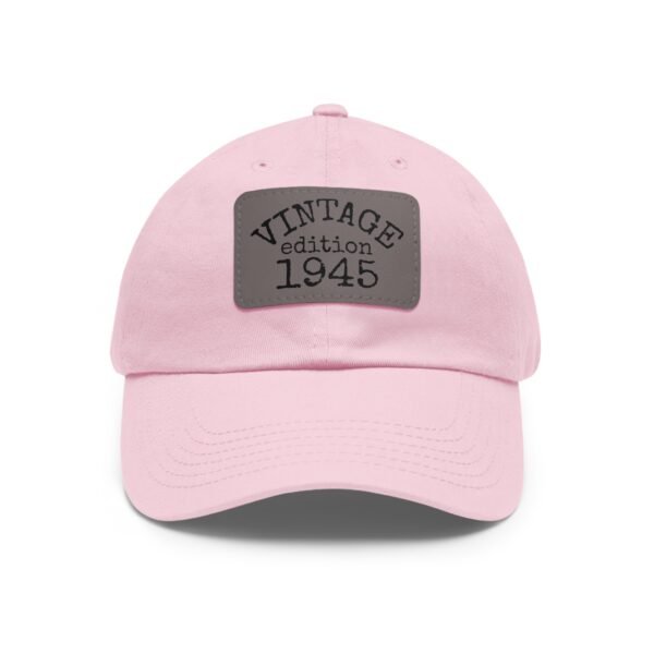 Copy of Vintage Dad Hat with Leather Patch, Casual Cap for Men, 1945 Est. Hat, Gift for Dad, Outdoor Style, Summer Fashion - Image 9