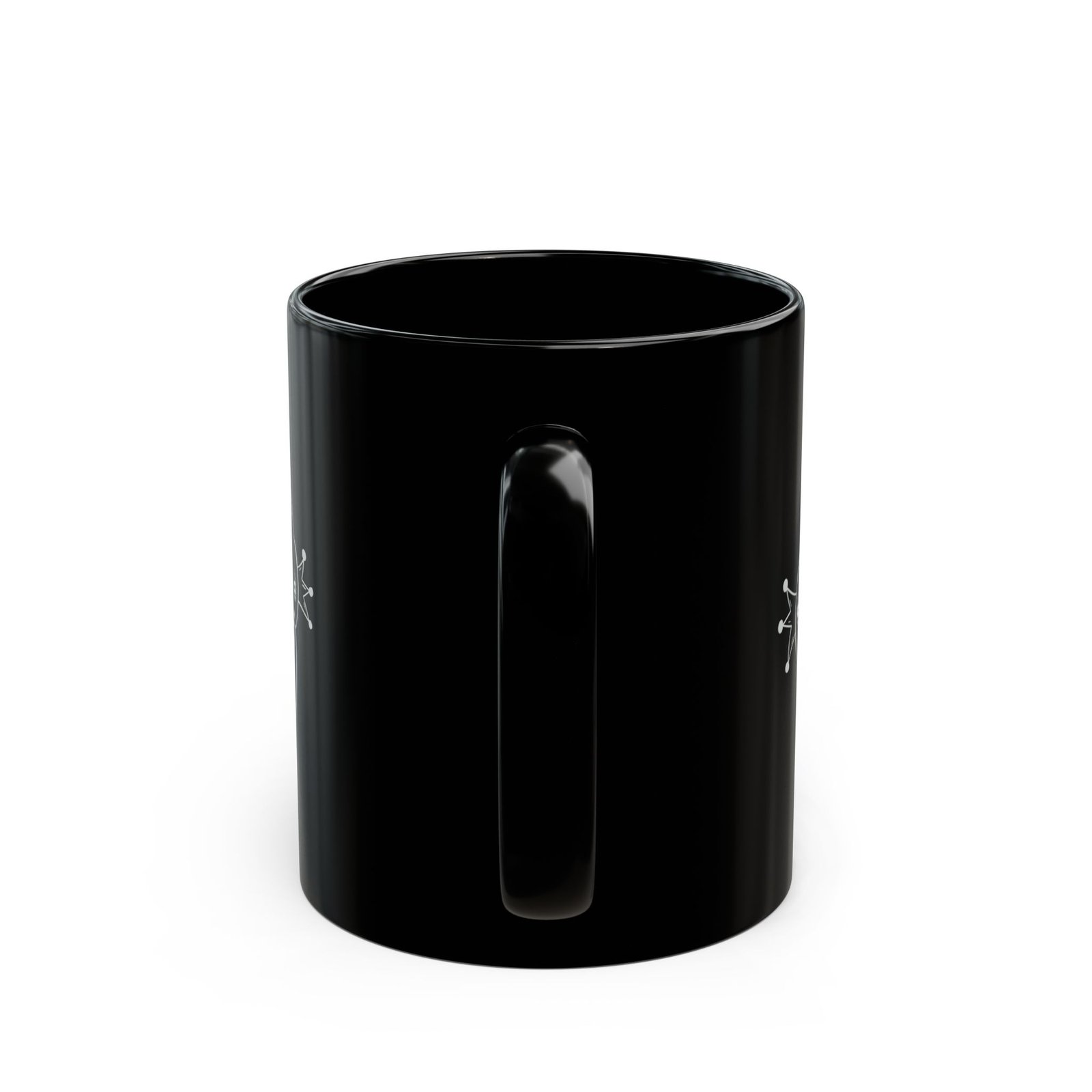 Eat the Rich Black Mug -Double Ouroboros Crown Snakes Edition - Image 4
