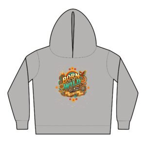 Born to Be Wild Retro Biker Tee – Vintage 70s Motorcycle Shirt, Live Free Hippie Graphic Tee, Cool Gift for Boomers & Free Spirits