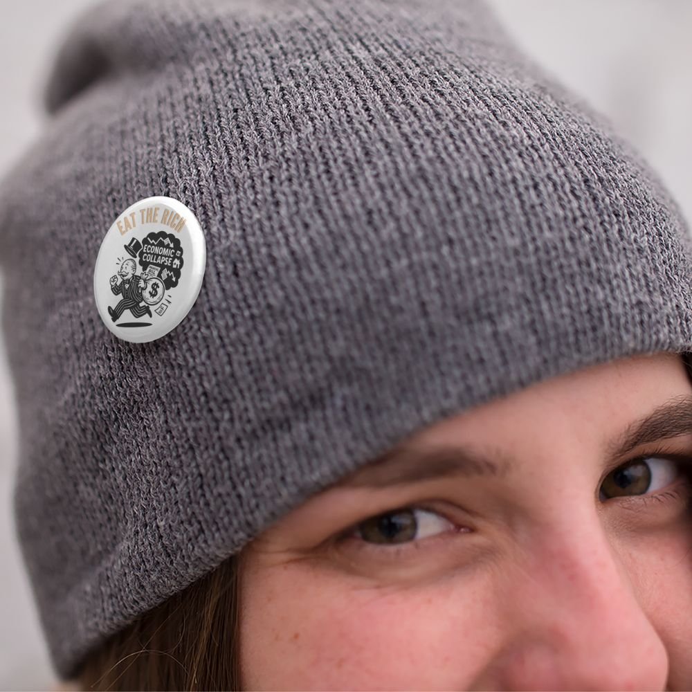 ETR cloud of DoomPin on gray wool hat