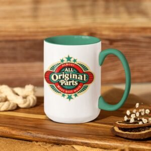 Almost Al original Parts Mug 15 oz green accents
