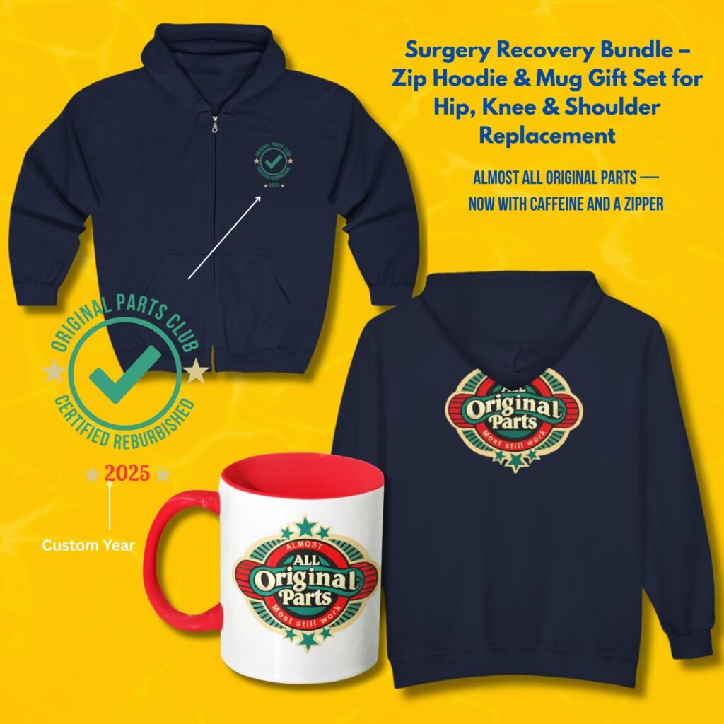 mockup Almost All Original Parts Zip Hoodie and Mug bundle