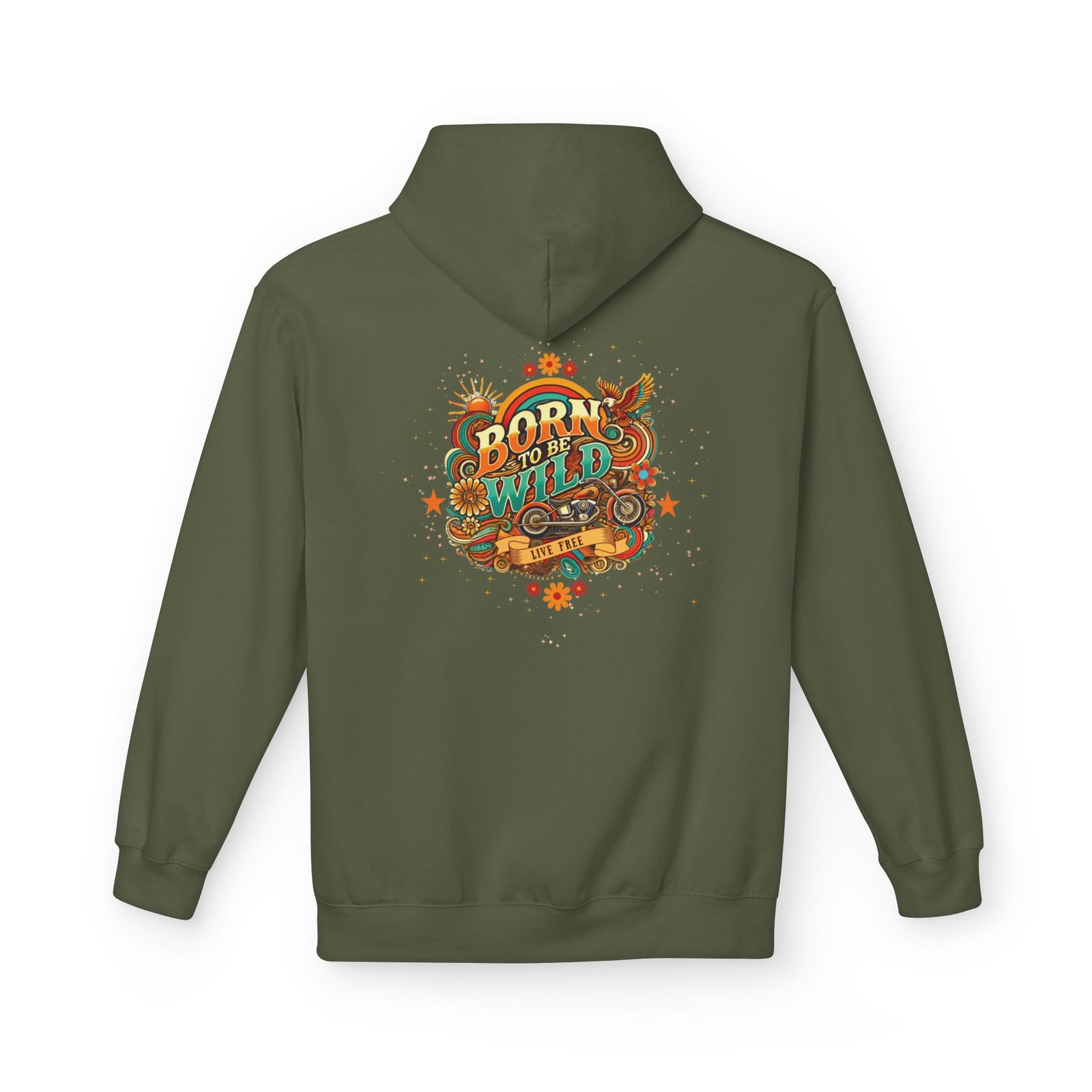 Born to Be Wild Hoodie — Retro Motorcycle Vintage Graphic Hoodie - Image 4