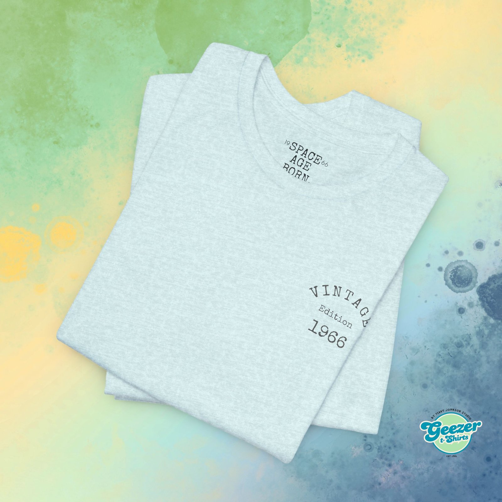 Vintage Edition 1966 Light Tees 60th Birthday T- Shirt - Image 7