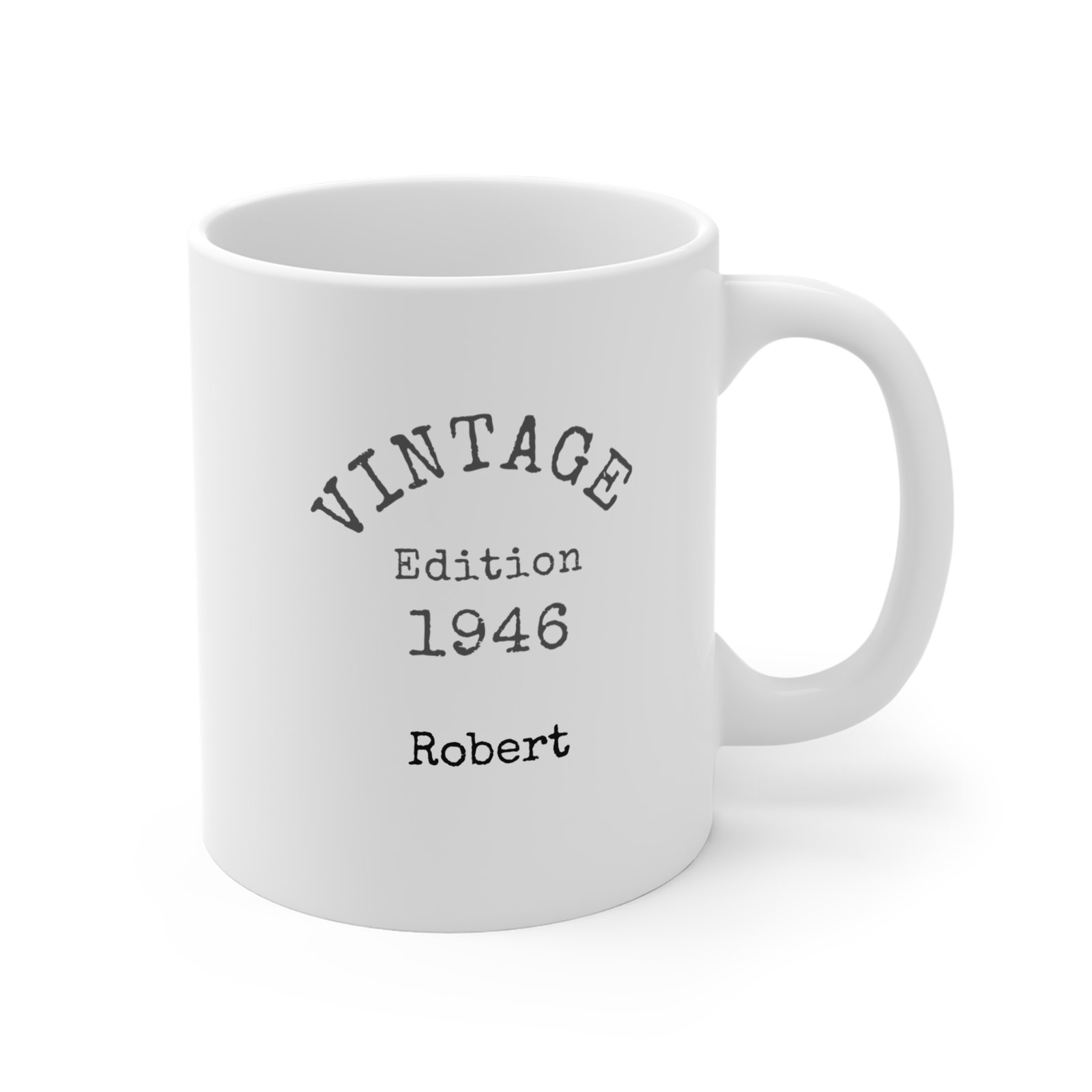 1946 Vintage Edition Personalized 80th Birthday Mug - Image 4