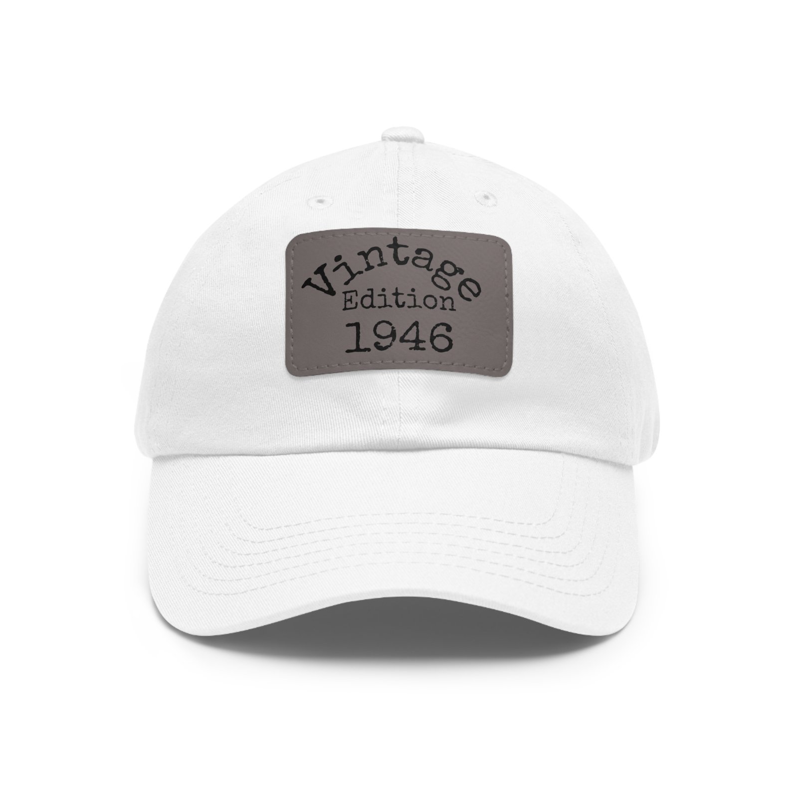 Vintage Edition 1946 Leather Patch Dad Hat - Image 25