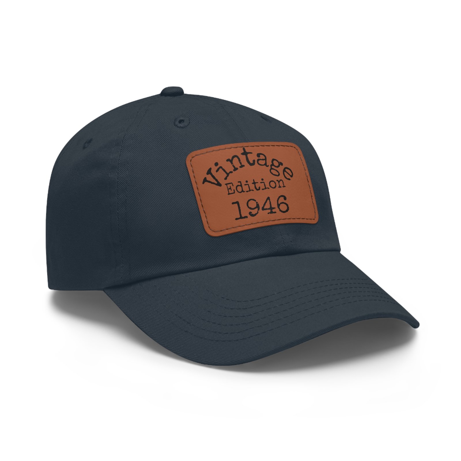 Vintage Edition 1946 Leather Patch Dad Hat