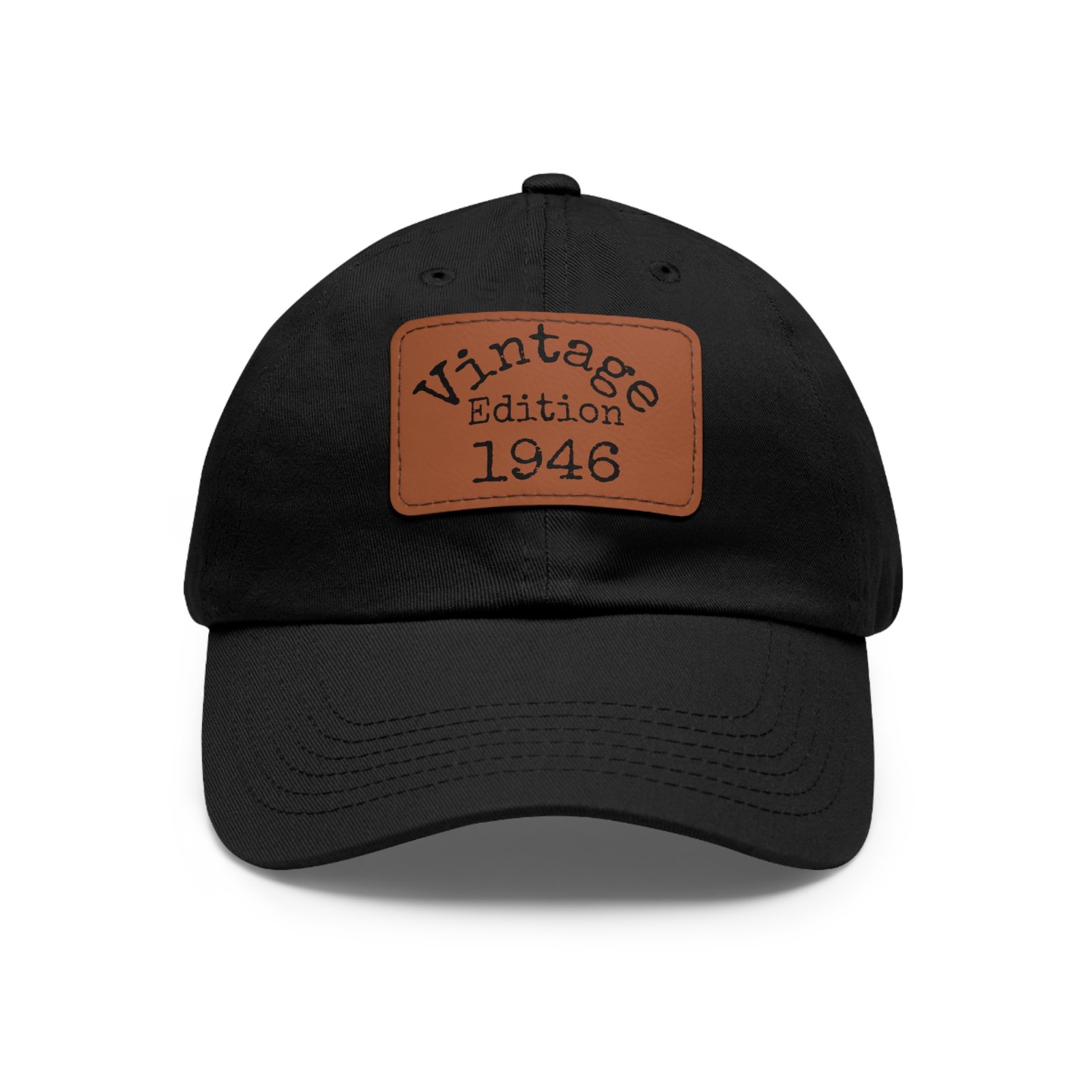 Vintage Edition 1946 Leather Patch Dad Hat - Image 9