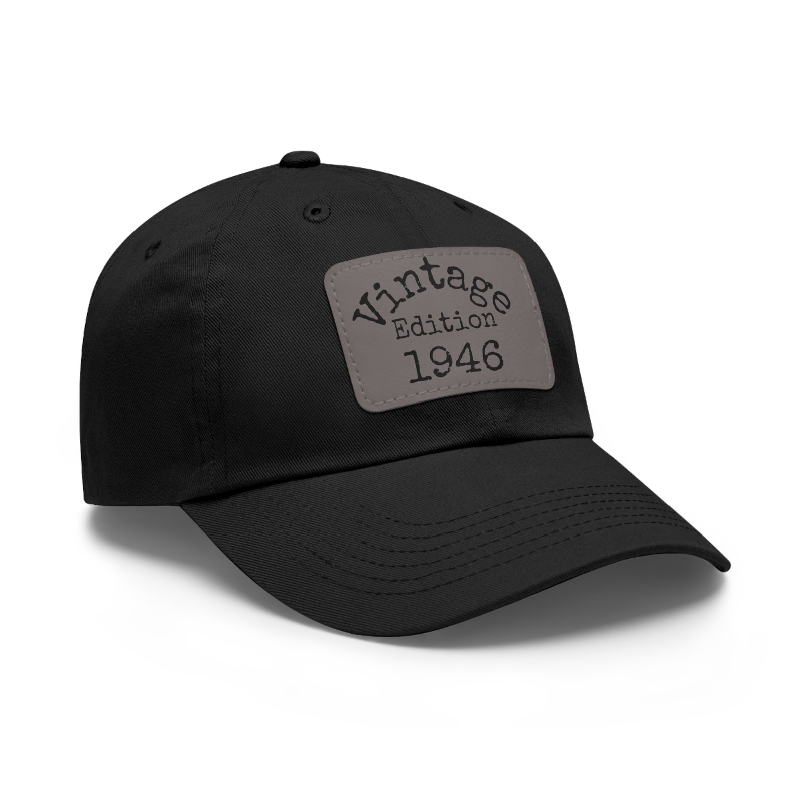 Vintage Edition 1946 Leather Patch Dad Hat - Image 6