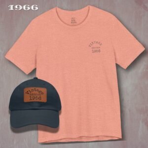 1966 Sunset T and navy hat gift bundle